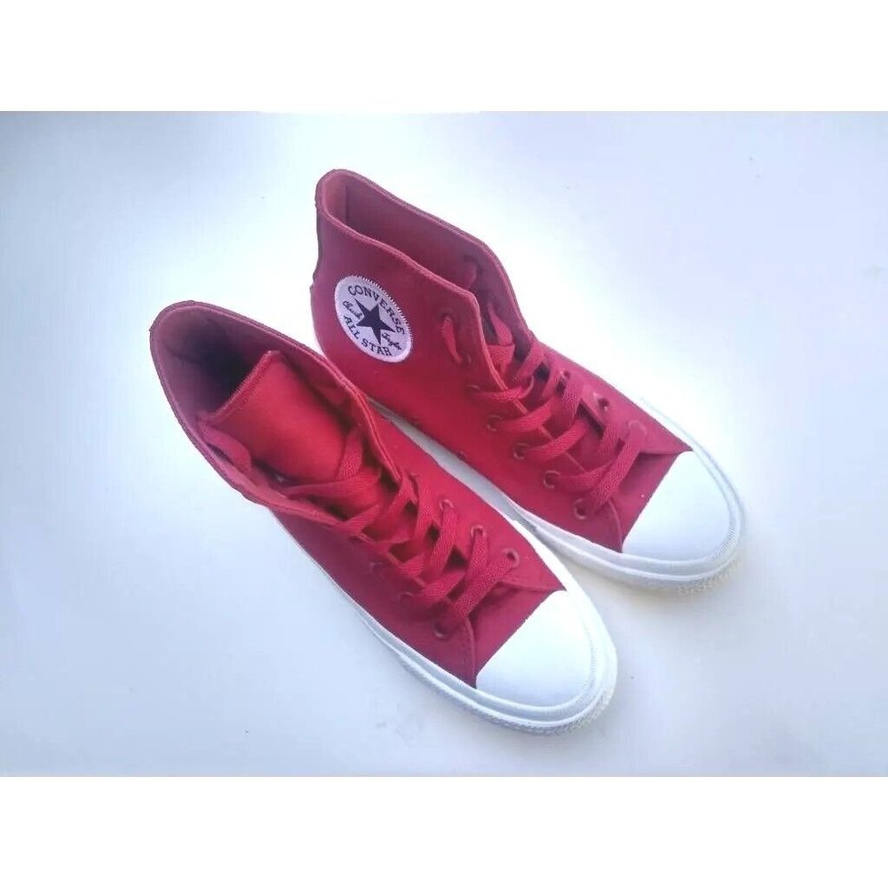 Converse Chuck Taylor All Star Kids II High Sneakers Shoes Red White 250145C 5